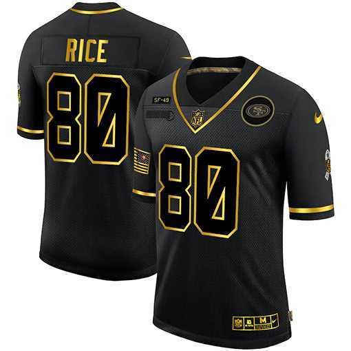 Nike 49ers 80 Jerry Rice Black Gold 2020 Salute To Service Limited Jersey Dyin,We sell and wholesale Nike 49ers 80 Jerry Rice Black Gold 2020 Salute To Service Limited Jersey Dyin on line form chian!
